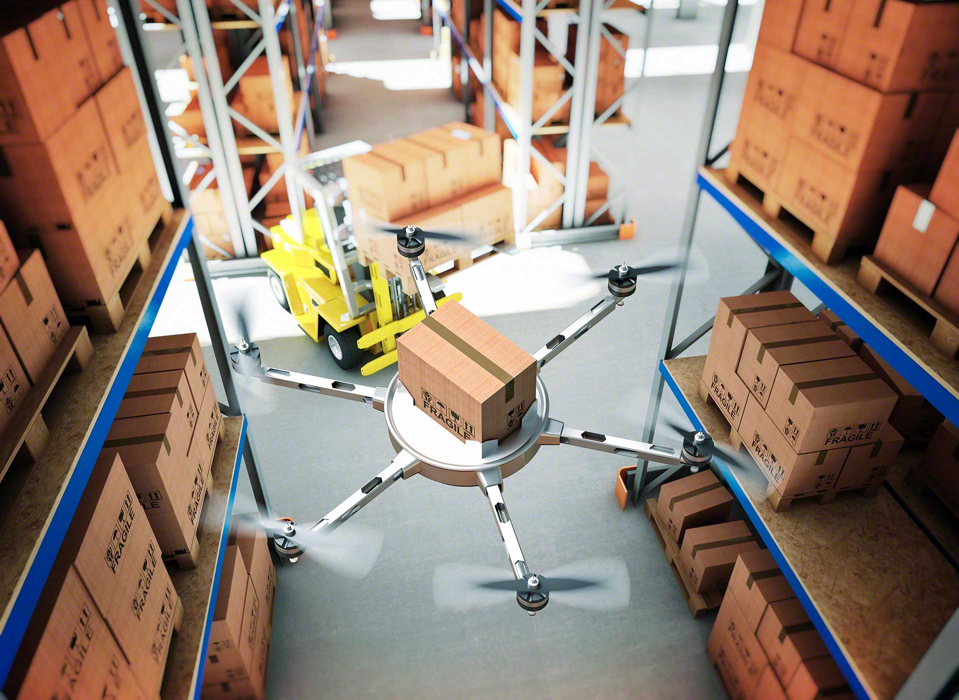 Los drones despegan en el sector logístico Los drones despegan en el sector logístico