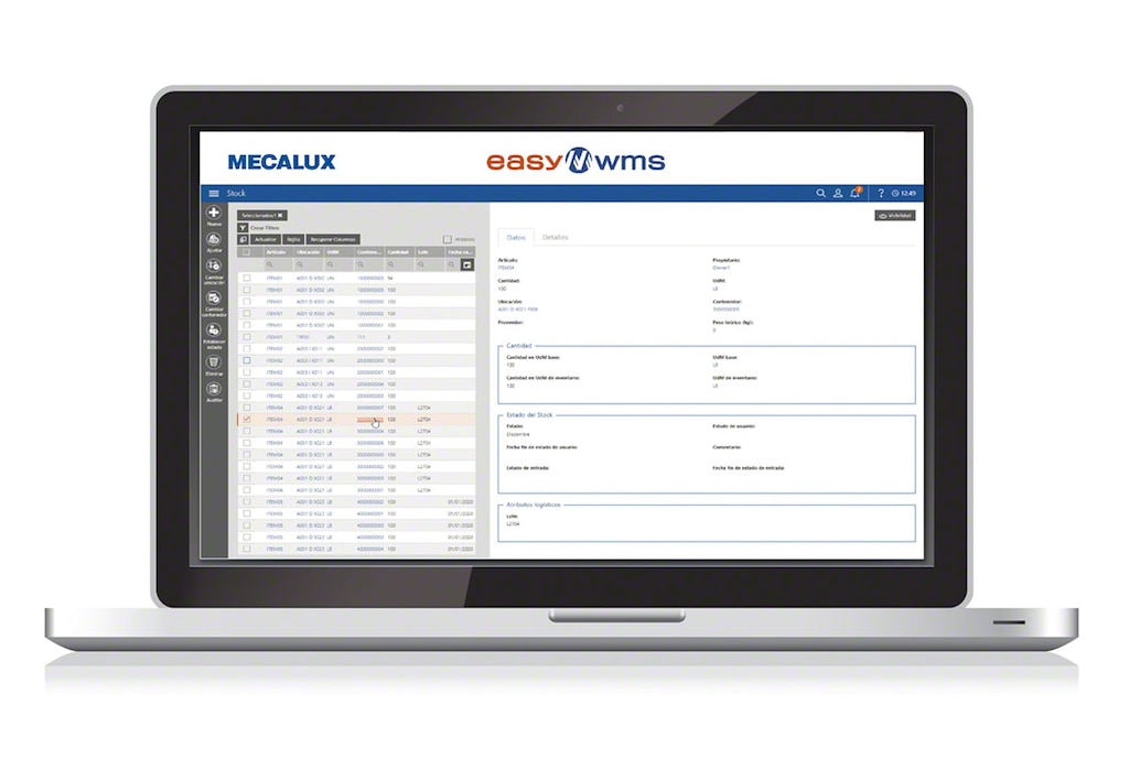 Easy WMS de Mecalux es capaz de organizar los ciclos de conteo