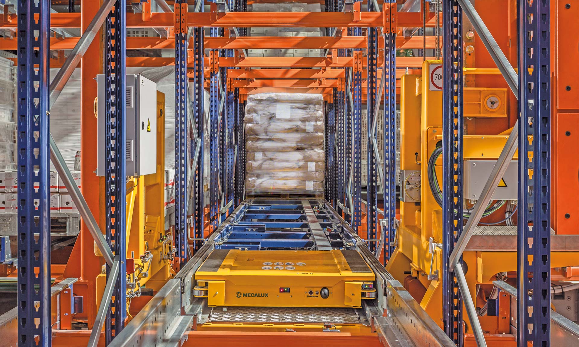 Las estanterías automatizadas facilitan un control del stock muy preciso