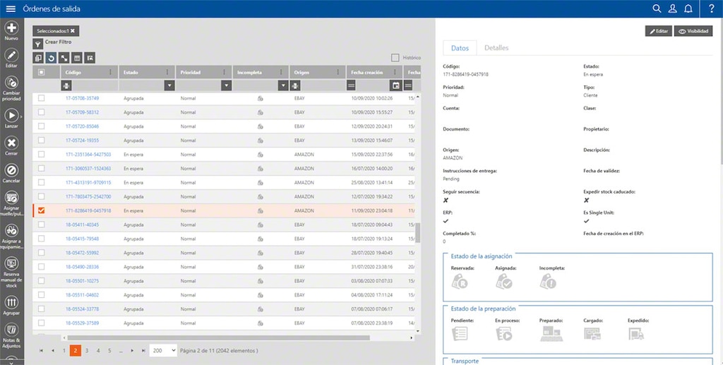 Un software logístico especializado en eBay actualiza en tiempo real el estado de los pedidos en el almacén