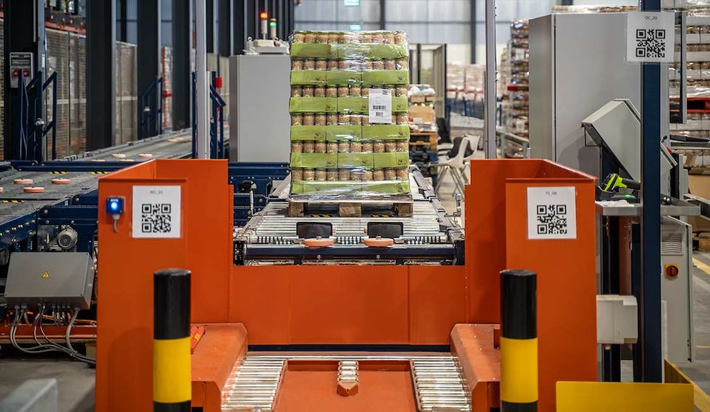 El sistema de gestión de almacenes coordina la operativa de recepción de mercancías