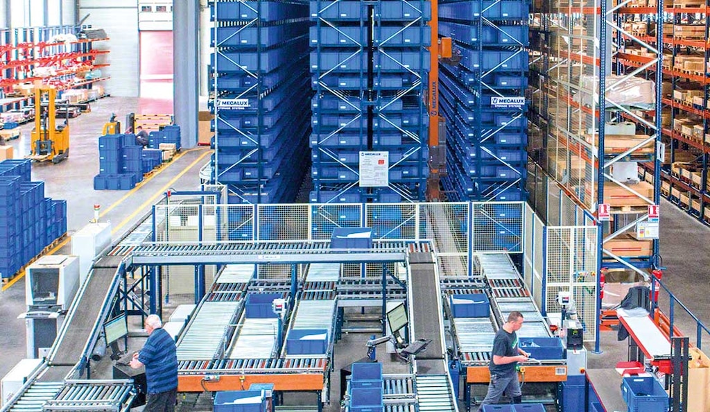 Los almacenes en la Supply Chain as a Service suelen contar con sistemas de almacenamiento automatizados