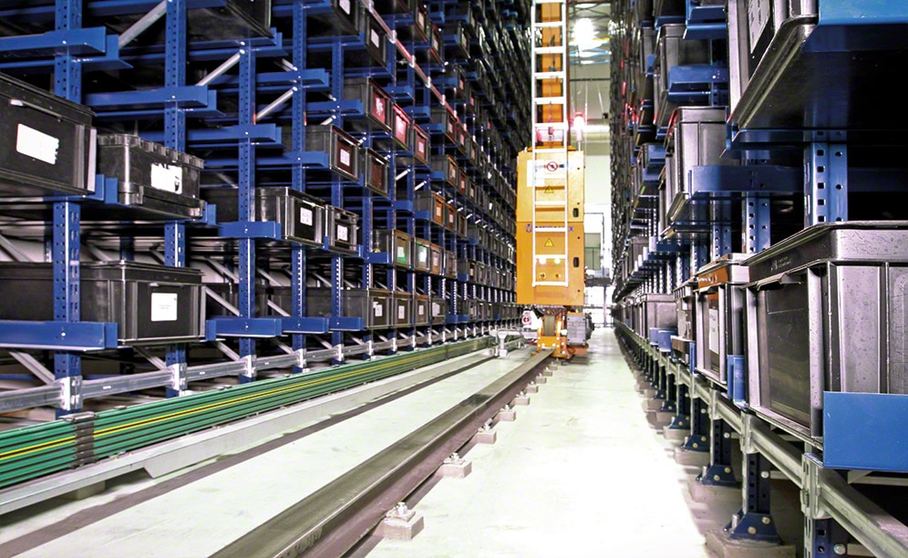 Almacén automático miniload: agilidad en la preparación de pedidos de Continental Almacén automático miniload: agilidad en la preparación de pedidos de Continental