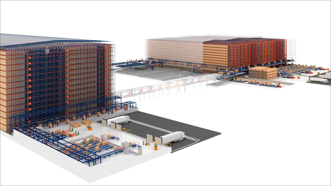 Centro logístico robotizado de Congelados de Navarra