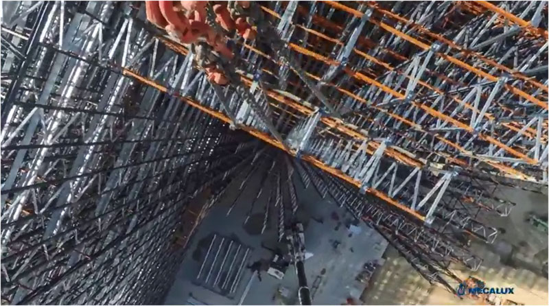 Construcción almacén frigorífico automático con Multishuttle Construcción almacén frigorífico automático con Multishuttle