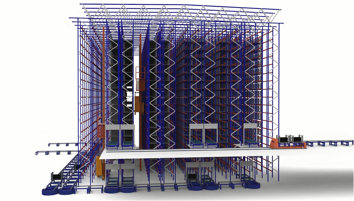 Innovación y tecnología al servicio de la logística de Michelin en su almacén automatizado Innovación y tecnología al servicio de la logística de Michelin en su almacén automatizado