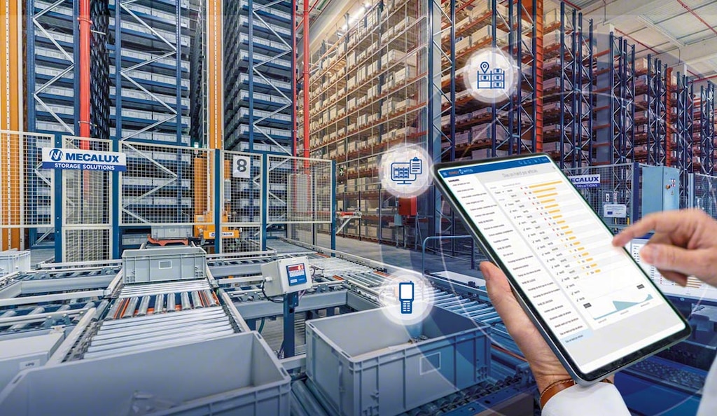 Un sistema de gestión de almacenes como Easy WMS de Mecalux garantiza el máximo control sobre el inventario