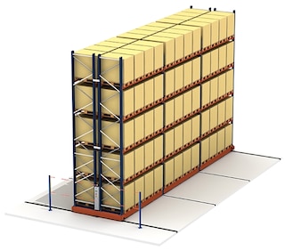 Cámara de congelación con racks Movirack para afrontar el crecimiento de Yiallourou Eurofoods en Chipre