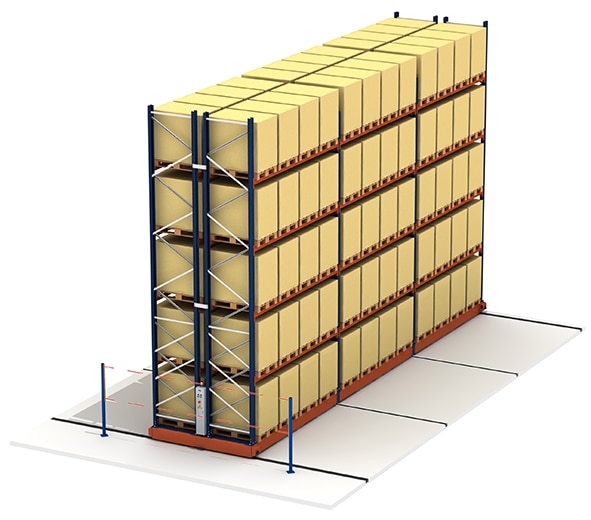 Cámara de congelación con racks móviles Movirack para afrontar el crecimiento de Yiallourou Eurofoods en Chipre