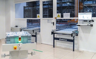 Almacén del fabricante de material eléctrico Normagrup en Asturias (España)
