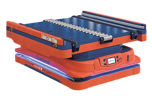 Los robots móviles autónomos transportan cargas entre dos puntos de forma totalmente autónoma