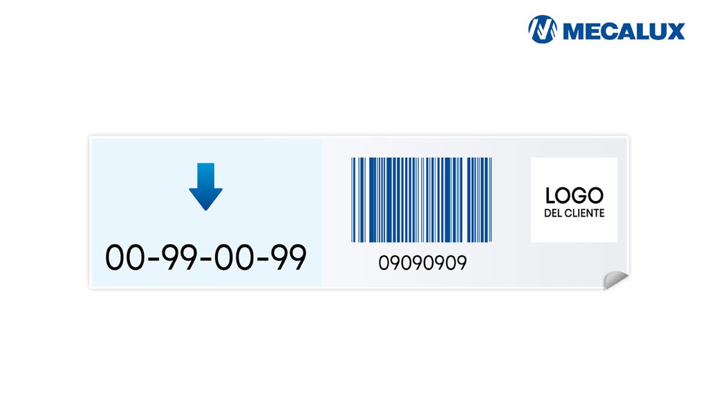 Las etiquetas de racks para tarimas suelen colocarse en horizontal, sobre la viga