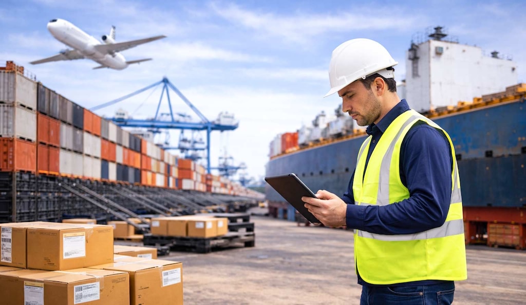 Forwarding y freight forwarding designan el servicio, y forwarder, freight forwarder y transitario a quien lo presta