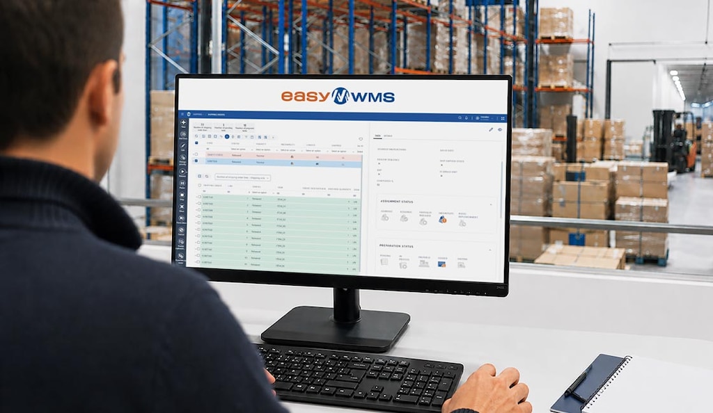 Un sistema de gestión de almacenes como Easy WMS de Mecalux permite controlar el inventario en tiempo real