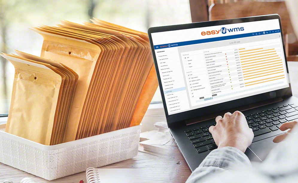 Almacén de productos de empaque y etiquetado de Intermark en Terrassa (España)