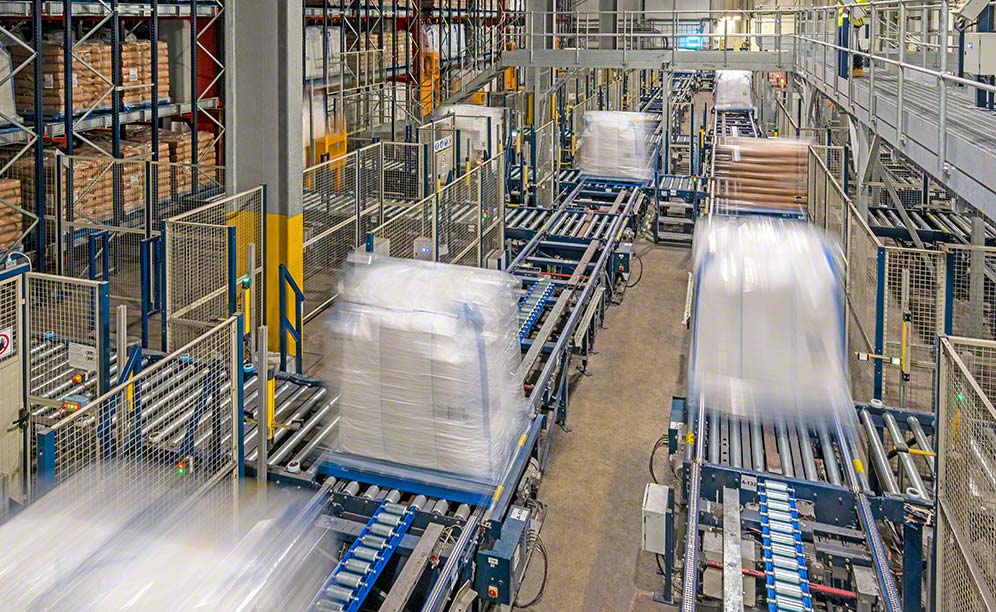 Transportadores automáticos en el centro logístico de Wissington Transportadores automáticos en el centro logístico de Wissington