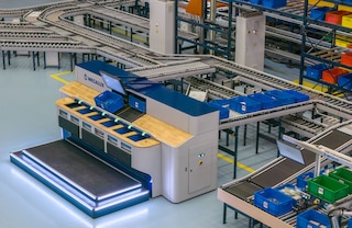 La estación de picking de alto rendimiento facilita la preparación masiva de pedidos