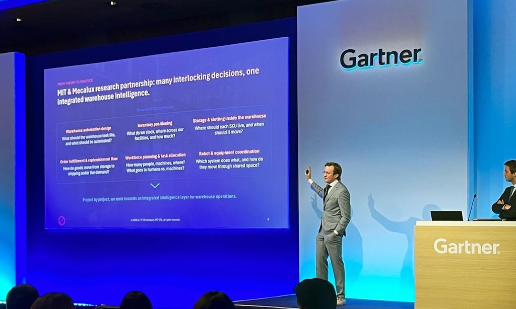 Matthias Winkenbach, director del MIT Intelligent Logistics Systems Lab, durante el Gartner Supply Chain Symposium/Xpo™ 2026 de Barcelona