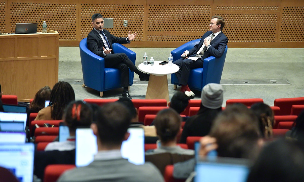 ‘SCALE Connect’ ha contado con la participación de Iñaki Fernández, CTO de Mecalux. Foto: © Chris Frontiero, MIT