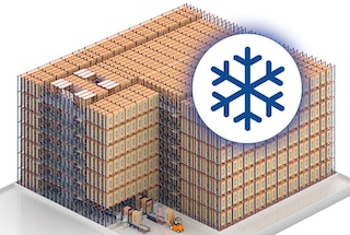 El Pallet Shuttle Automático 3D reduce costos energéticos en almacenes de refrigeración y congelación