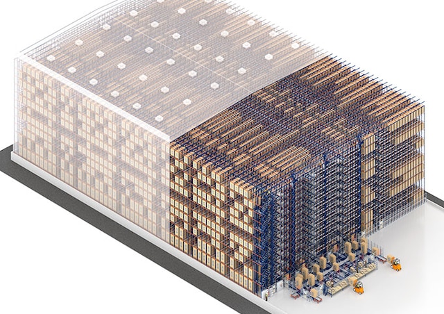 El Pallet Shuttle 3D optimiza el espacio y aumenta la capacidad