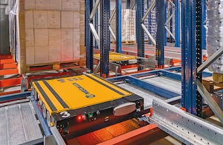 El Pallet Shuttle Automático 3D es una solución de máxima flexibilidad