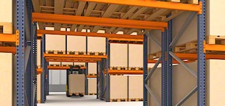 Pasos inferiores de seguridad en racks selectivos