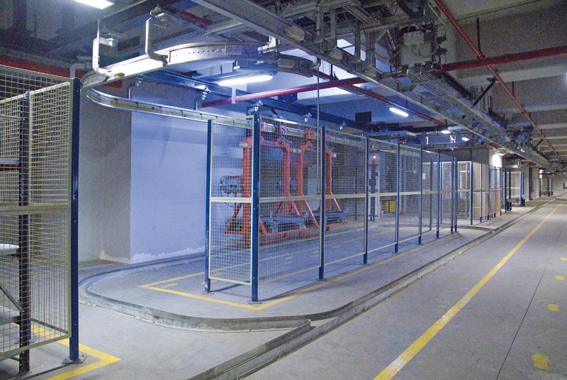 El circuito de las electrovías es modificable de acuerdo con la distribución del espacio