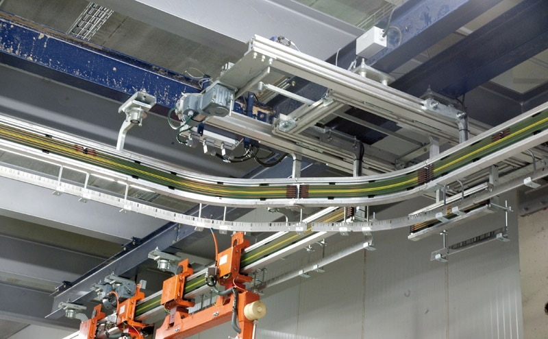 Las electrovías están dirigidas por un software de control conectado con el SGA
