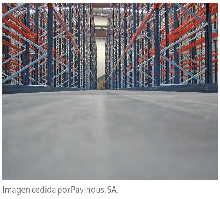 El pavimento para almacenes - Mecalux.com.mx