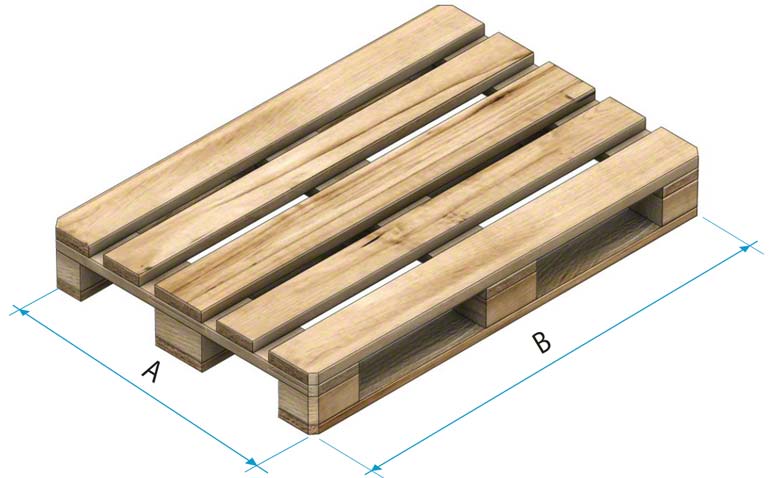Tarima de madera de tipo 1