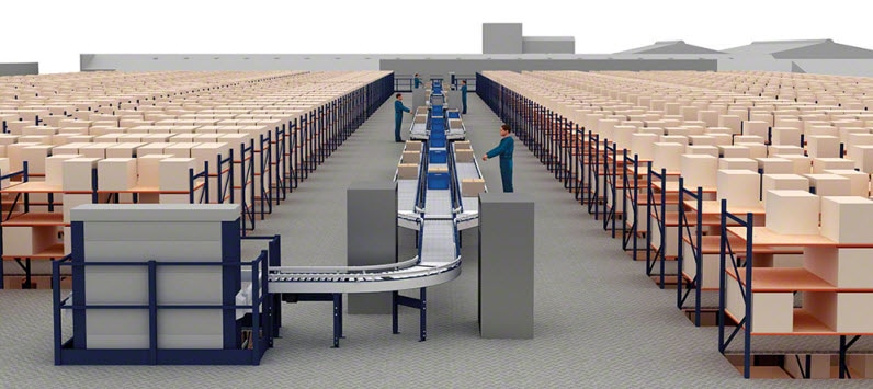 El fabricante de esquís Rossignol instalará unas estanterías de picking con pasarelas y un circuito de transportadores de cajas